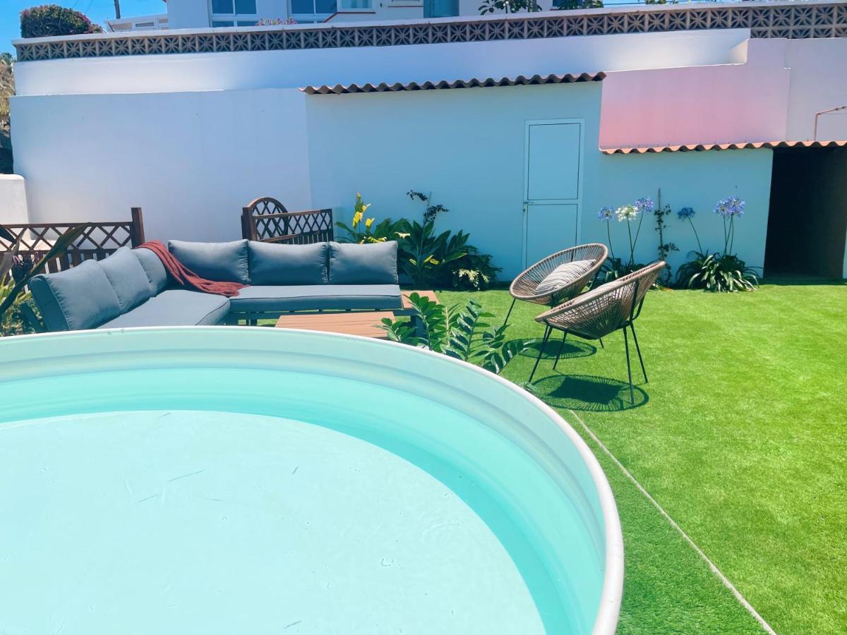 Villa Casa Con Piscina Y Jardin Con Vistas Al Mar à Puerto de la Madera Extérieur photo