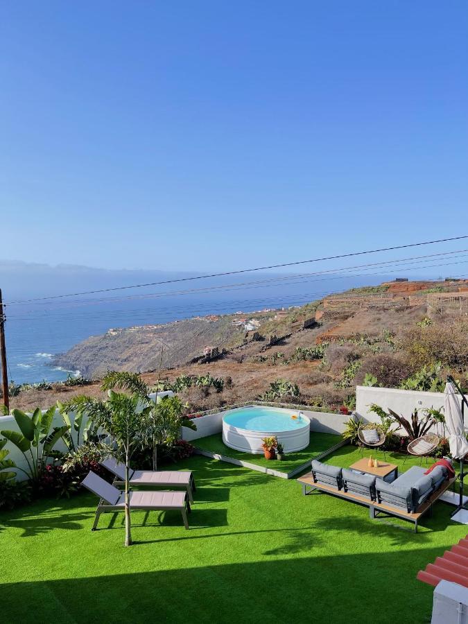 Villa Casa Con Piscina Y Jardin Con Vistas Al Mar à Puerto de la Madera Extérieur photo