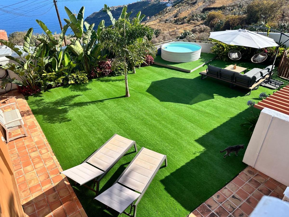 Villa Casa Con Piscina Y Jardin Con Vistas Al Mar à Puerto de la Madera Extérieur photo
